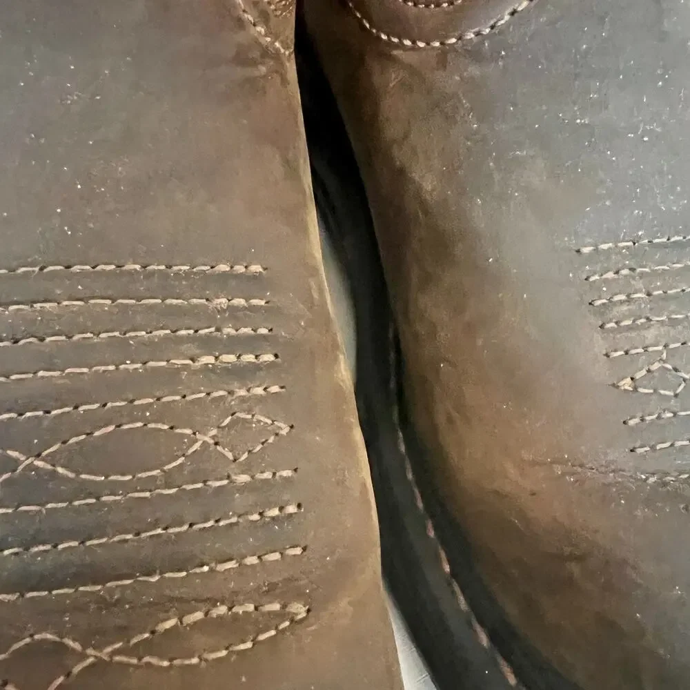 Ariat WorkHog XT Cottonwood Mens 13D Brown Leather Soft Toe EH Cowboy Work Boots